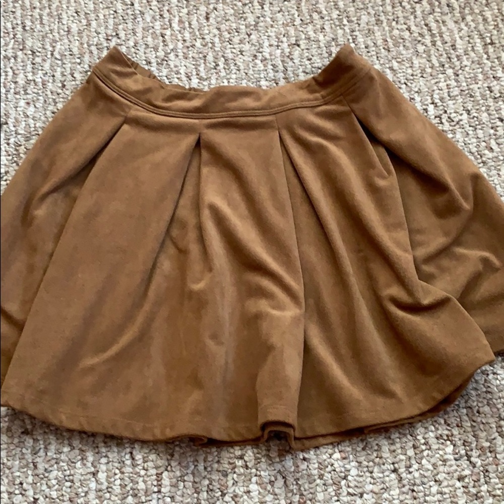 Kids elastic velvet skirt